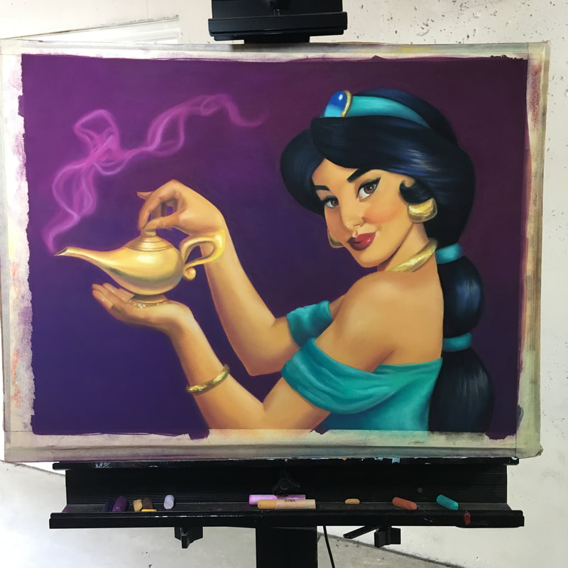 Disney Princess Character Transfer Art Studio